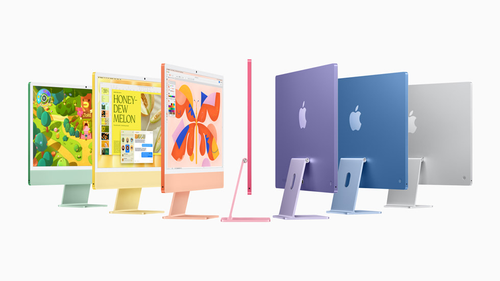 New Colorful iMac with M4 Chip